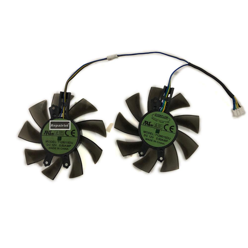 2 Cái/lốc HD7970 HD7950 GPU VGA Cooler 85MM Fan, Để Làm Mát Card Màn Hình Đồ Họa XFX HD 7970 Thay Thế