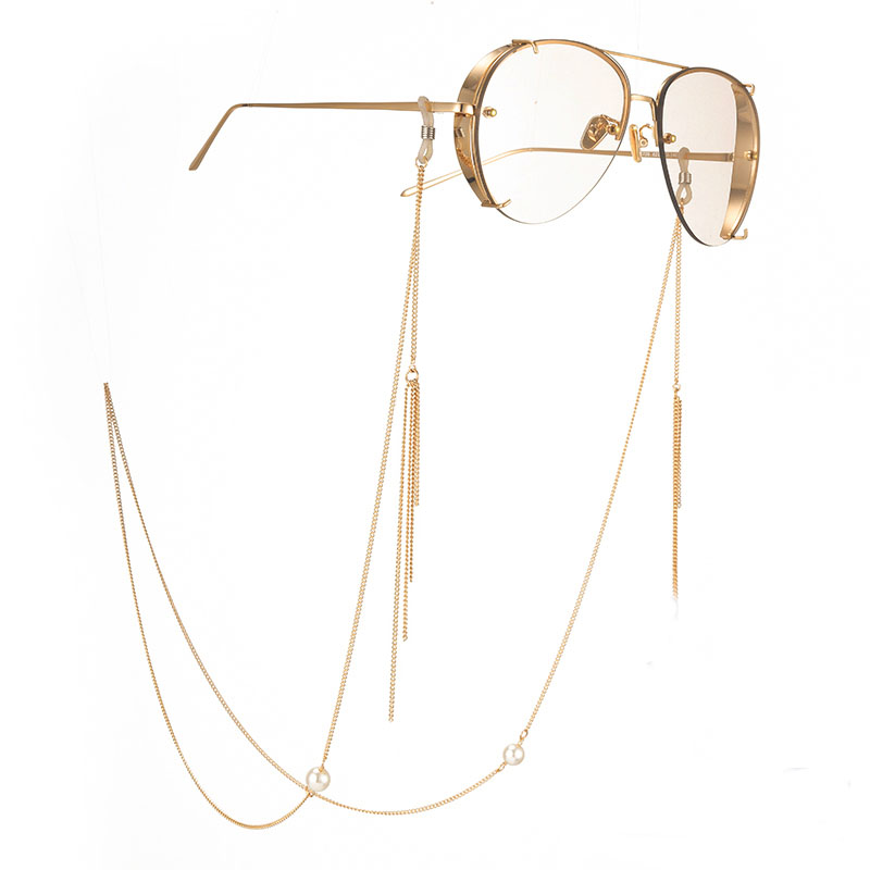 Dây kính chain glasses tua rua phong cách boho Âu Mỹ ấn tượng độc đáo dây đeo airpod đeo khẩu trang mặt nạ