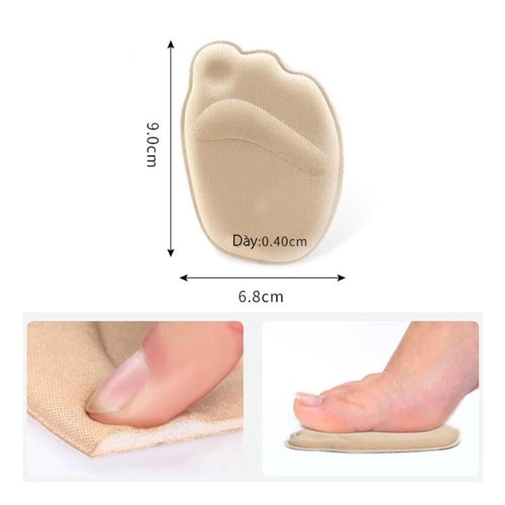 Miếng lót mũi giày đa năng 4D, chống đau ngón chân và hút mồ hôi