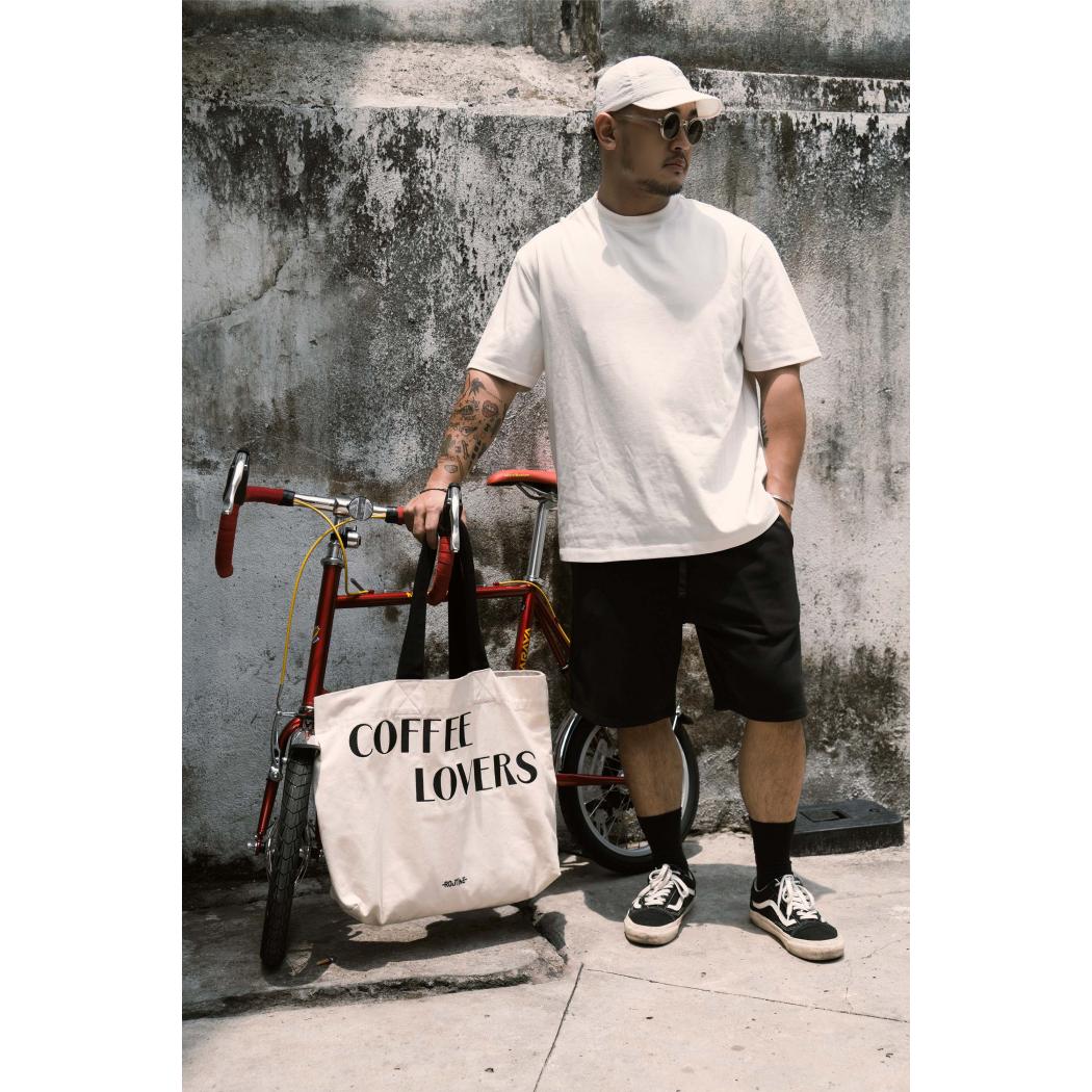 Áo Thun Nam Tay Ngắn Vải Coffee Trơn Form Loose - 10S23TSS060 | LASTORE MENSWEAR