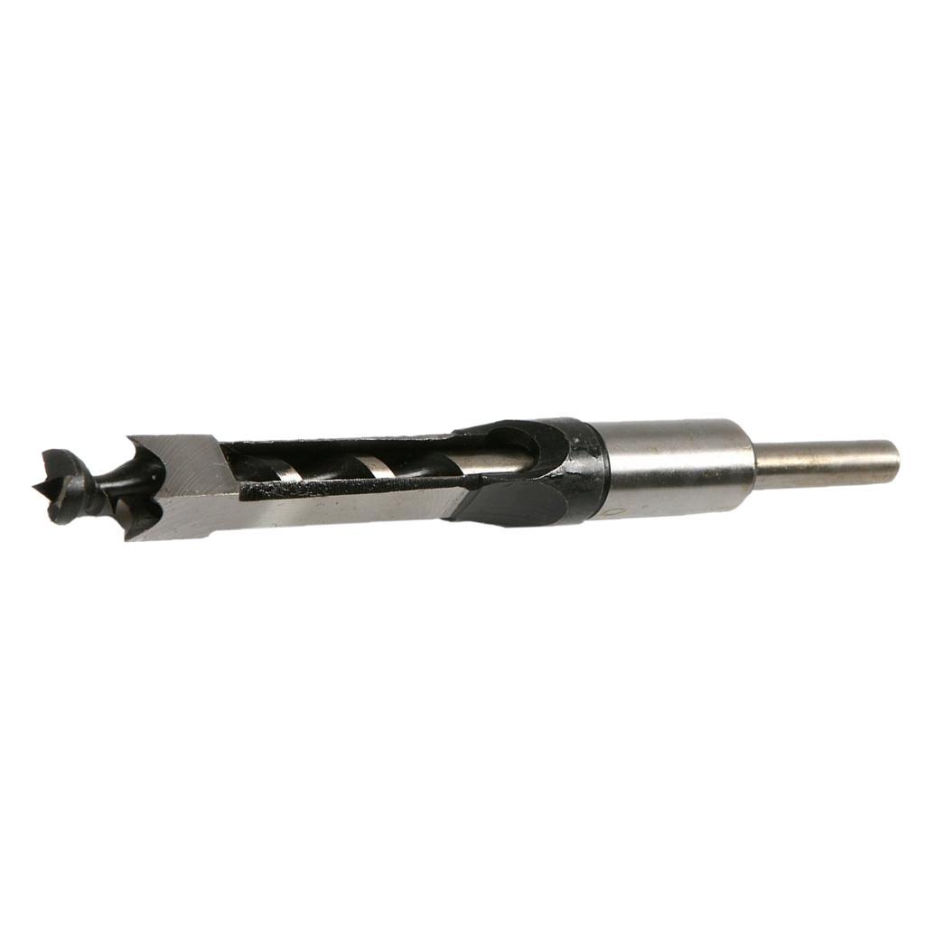 Hollow Square Mortiser Auger Drill Bit Woodworking 10, 12mm