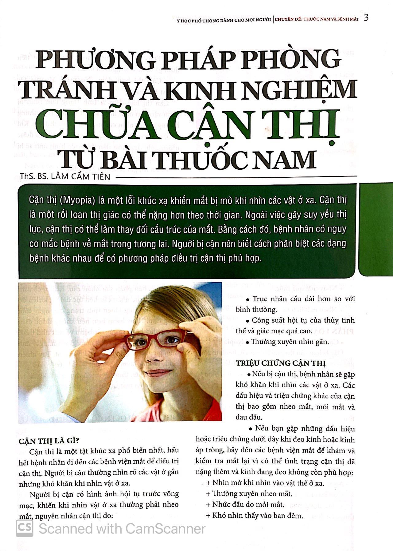 Y Học Phổ Thông Dành Cho Mọi Người - Chuyên Đề: Thuốc Nam Và Bệnh Mắt