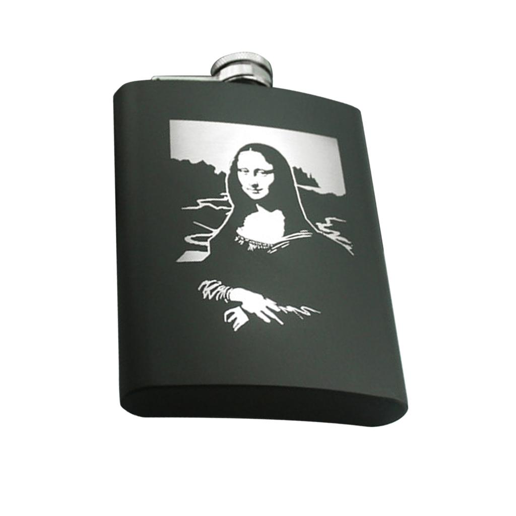8oz Portable Stainless Steel Flagon Camping Mug Outdoor Cup Flask