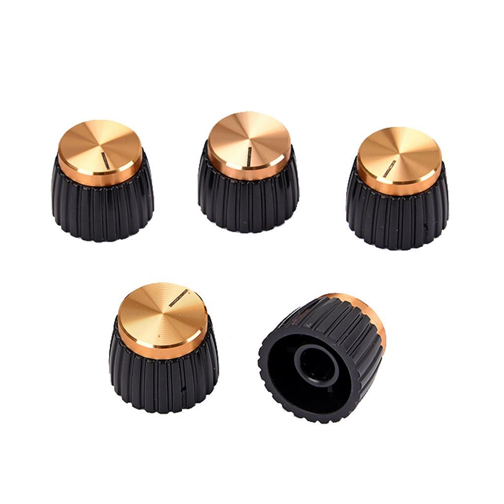 5x Guitar AMP Amplifier Knobs for  Amplifier Replacement Parts