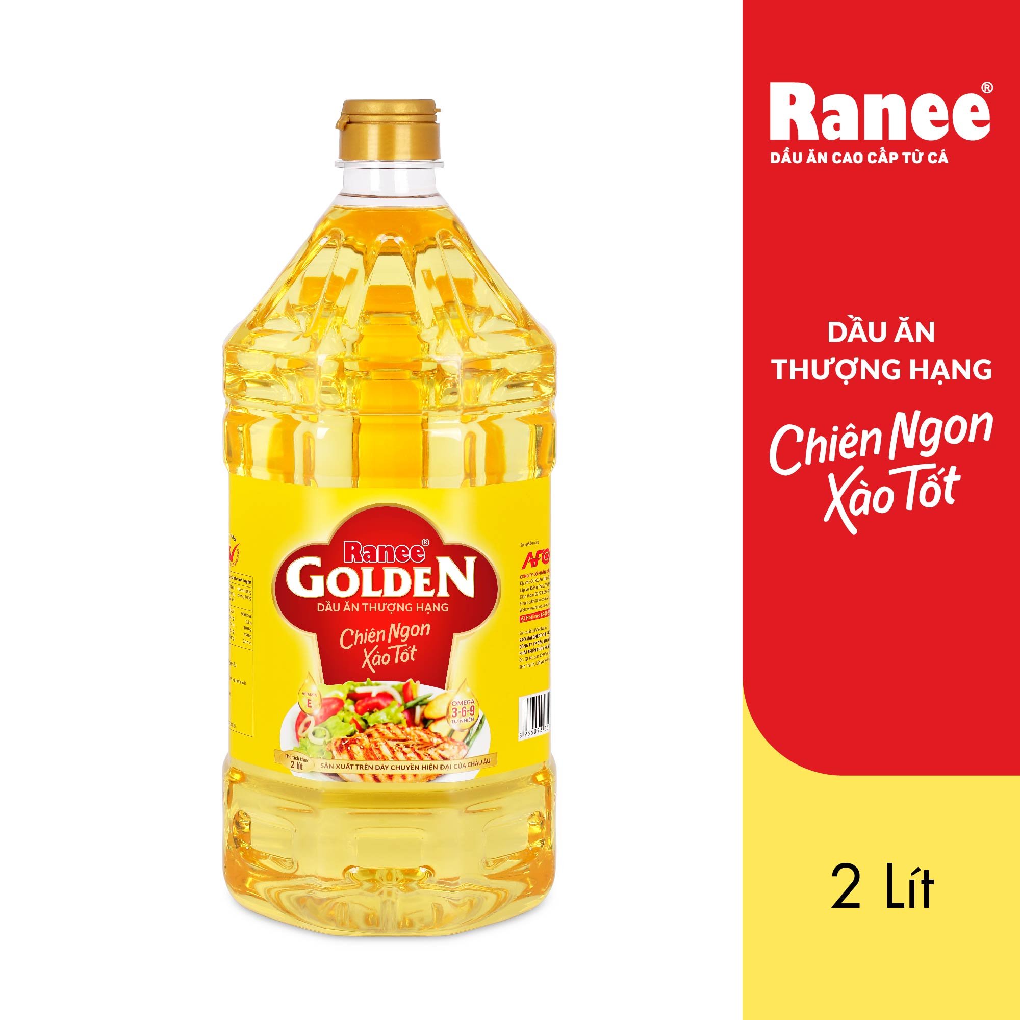 Dầu ăn thượng hạng Ranee Golden 2 lít