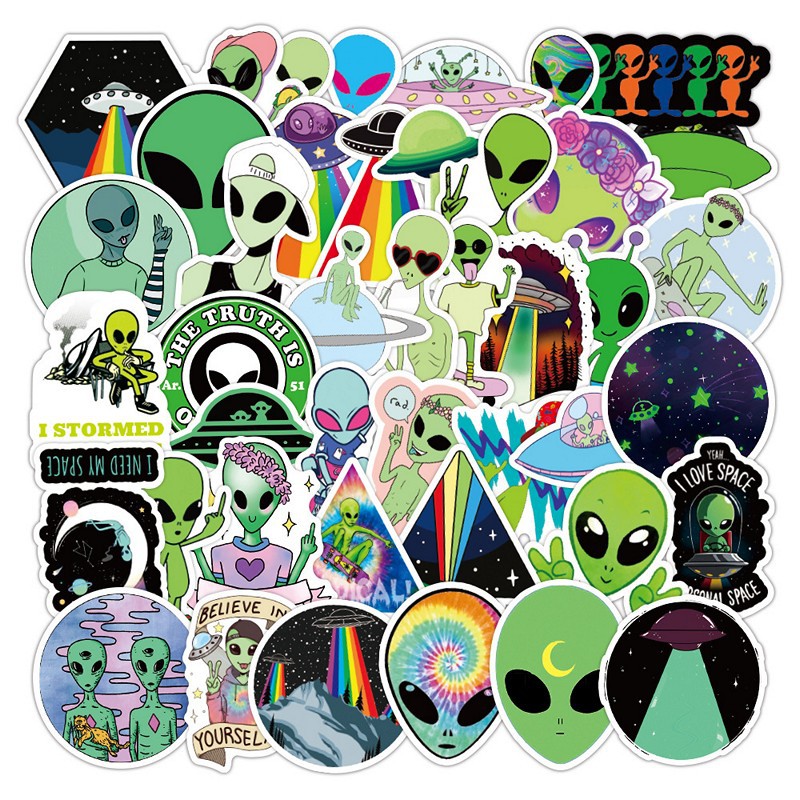 Set 60 Sticker Alien