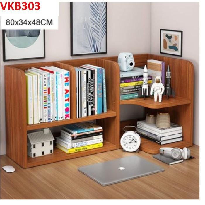 KỆ HỔ SƠ ĐỂ BÀN, KỆ SÁCH ĐỂ BÀN, KỆ ĐỰNG TÀI LIỆU BẰNG GỖ VKB303