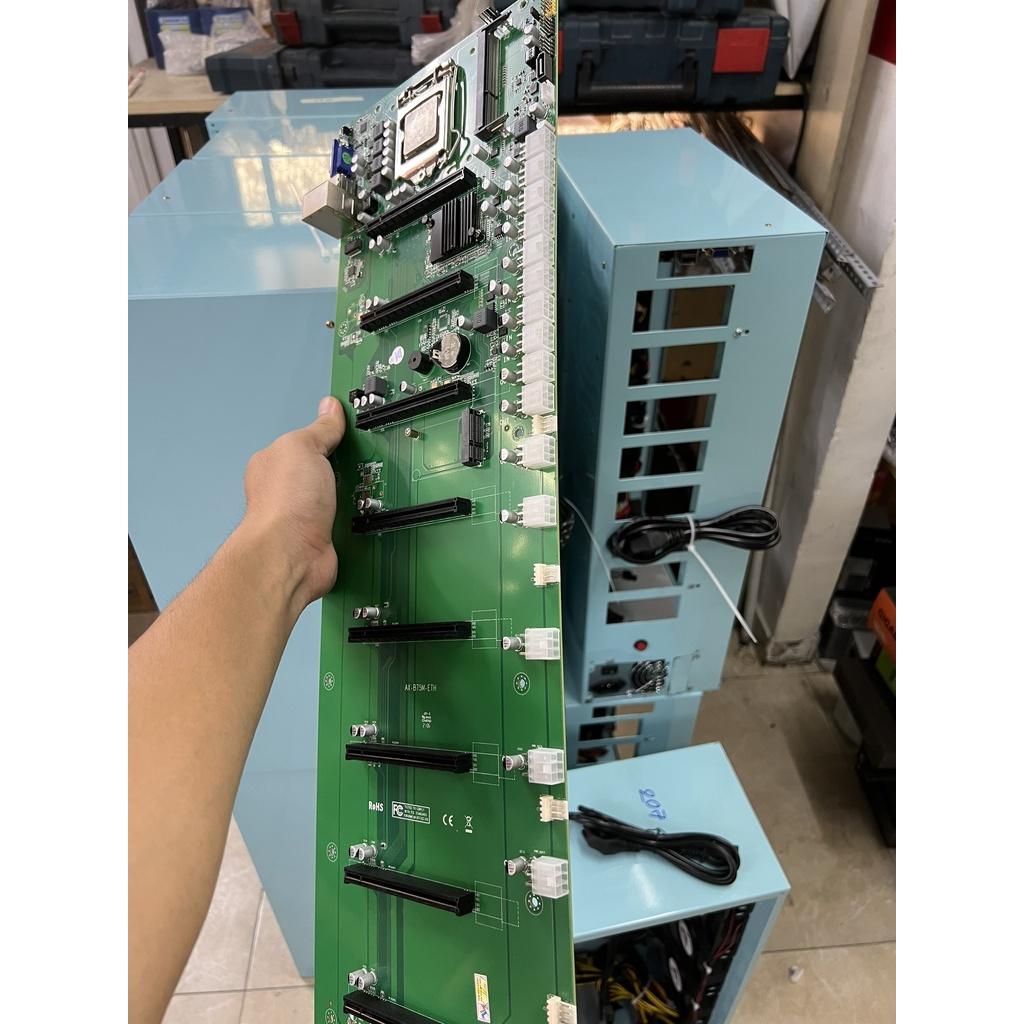 Mainboard - Bo mạch chủ AX-B75M-ETH 6.5cm SK1155 8 chân KO RISER New Bảo Hành 1 Tháng