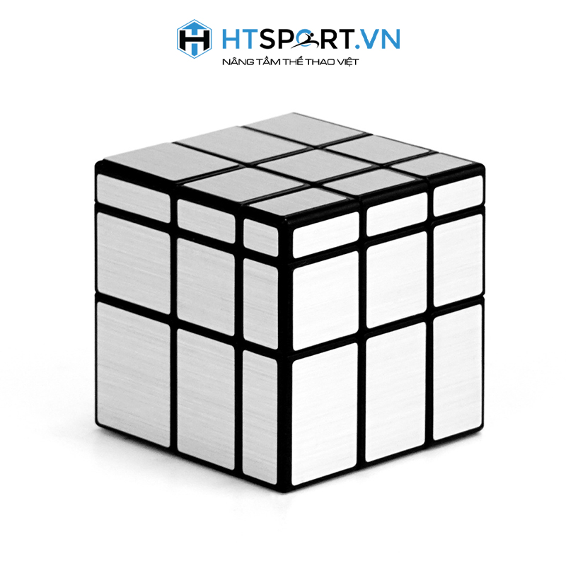 RuBik Tráng Gương Bạc, Rubik 3x3 Lập Phương Viền Đen - Phát Triễn IQ Cao Cấp