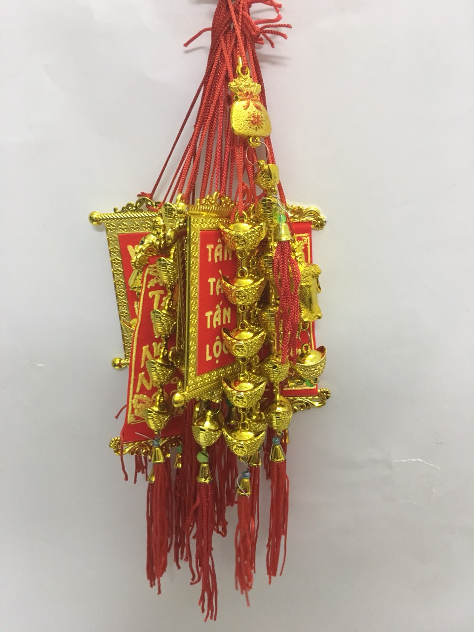 Set 20 khánh liễn treo trang trí cành đào, cành mai ngày tết