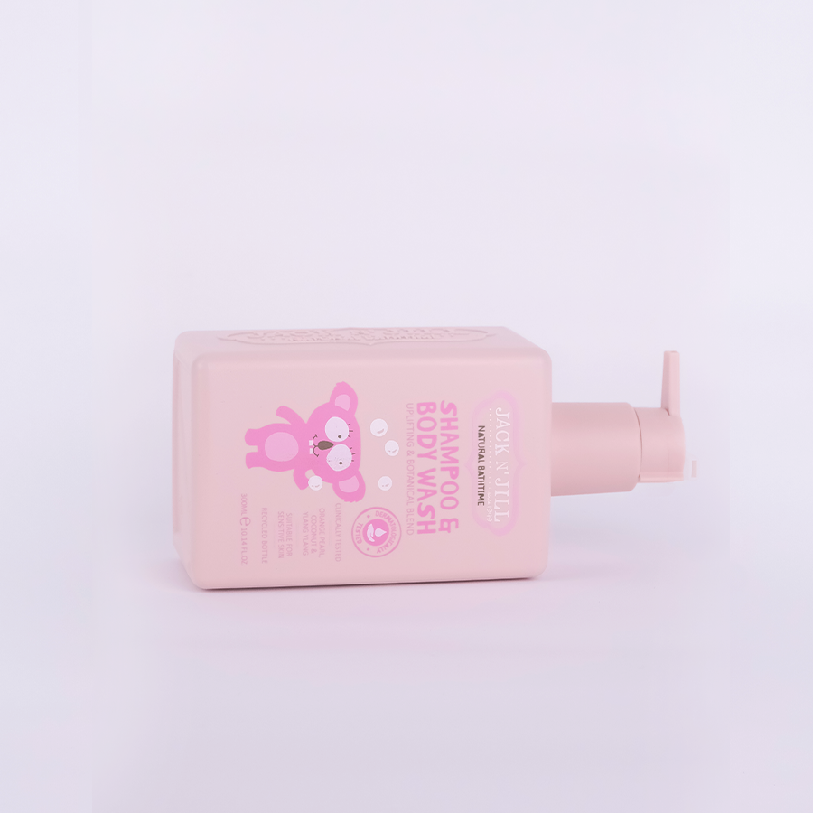 Sữa tắm gội tự nhiên cho bé Jack N' Jill - Màu hồng 300ml (Từ 6 tháng)