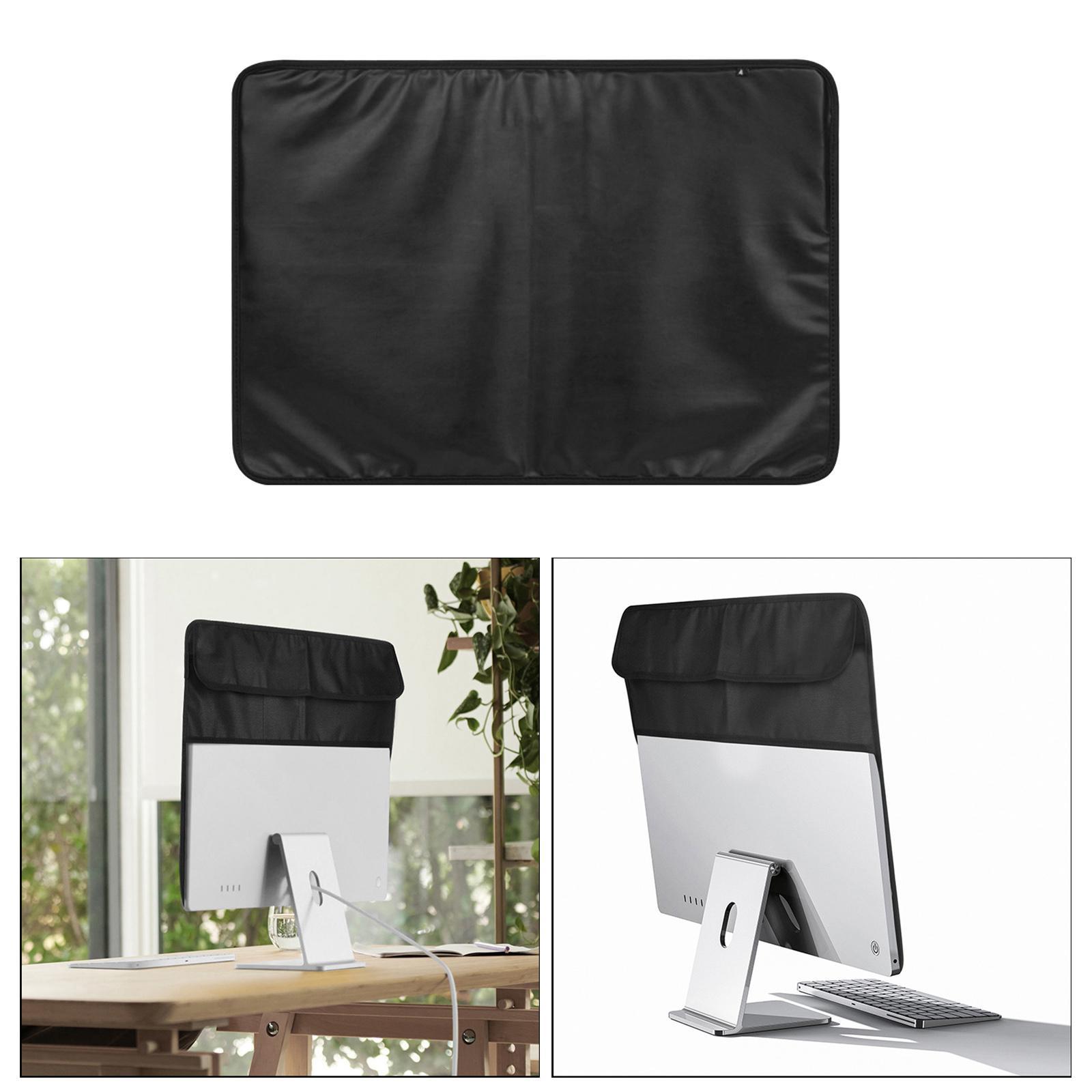 Monitor Dust Cover Case Protective Compatible Fit for PC Computer Red