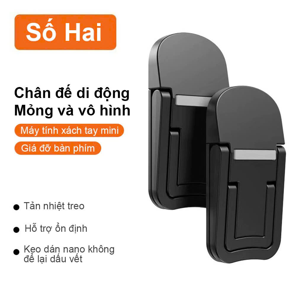 Giá đỡ laptop di động đế tản nhiệt cho Laptop, kê laptop Mac tiện lợi - Hàng chính hãng
