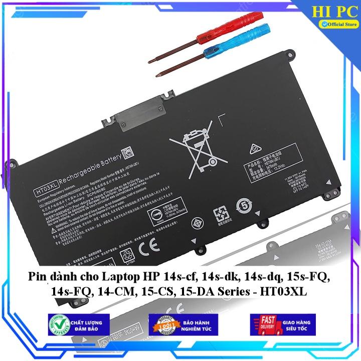 Pin dành cho Laptop HP 14s-cf 14s-dk 14s-dq 15s-FQ 14s-FQ 14-CM 15-CS 15-DA Series - HT03XL - Hàng Nhập Khẩu