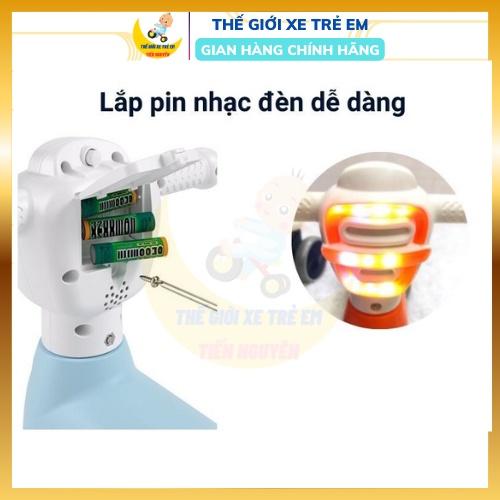 Xe Chòi Chân Cho Bé Có Nhạc Và Đèn Cao Cấp, Bảo Hành 6 Tháng, Chòi Chân Thăng Bằng 4 Bánh Chắc Chắn Chòi Đèn 1002