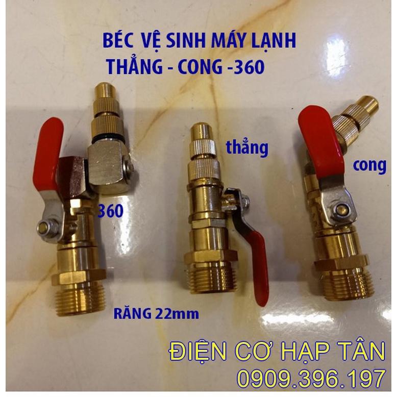 BÉC VỆ SINH MÁY LẠNH –THẲNG – CONG - ĐA GÓC XOAY, PHUN THUỐC , rửa máy lạnh