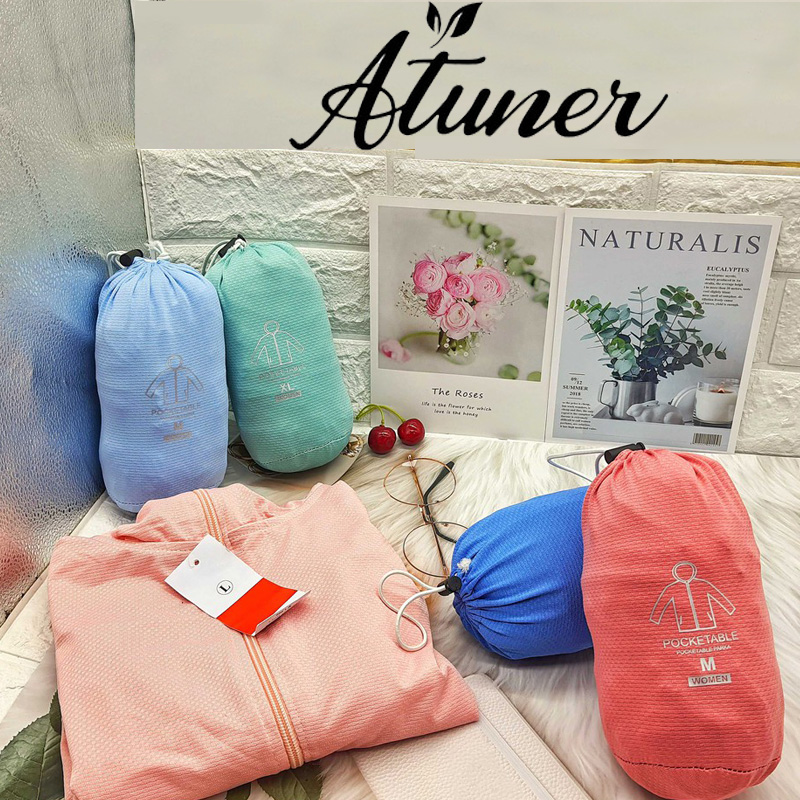 Hình ảnh Áo Chống Nắng Dáng Ngắn Có Túi Cuộn Atuner AT 029, Vải Cotton, Mỏng Nhẹ, Thông Hơi, Chống Tia UV