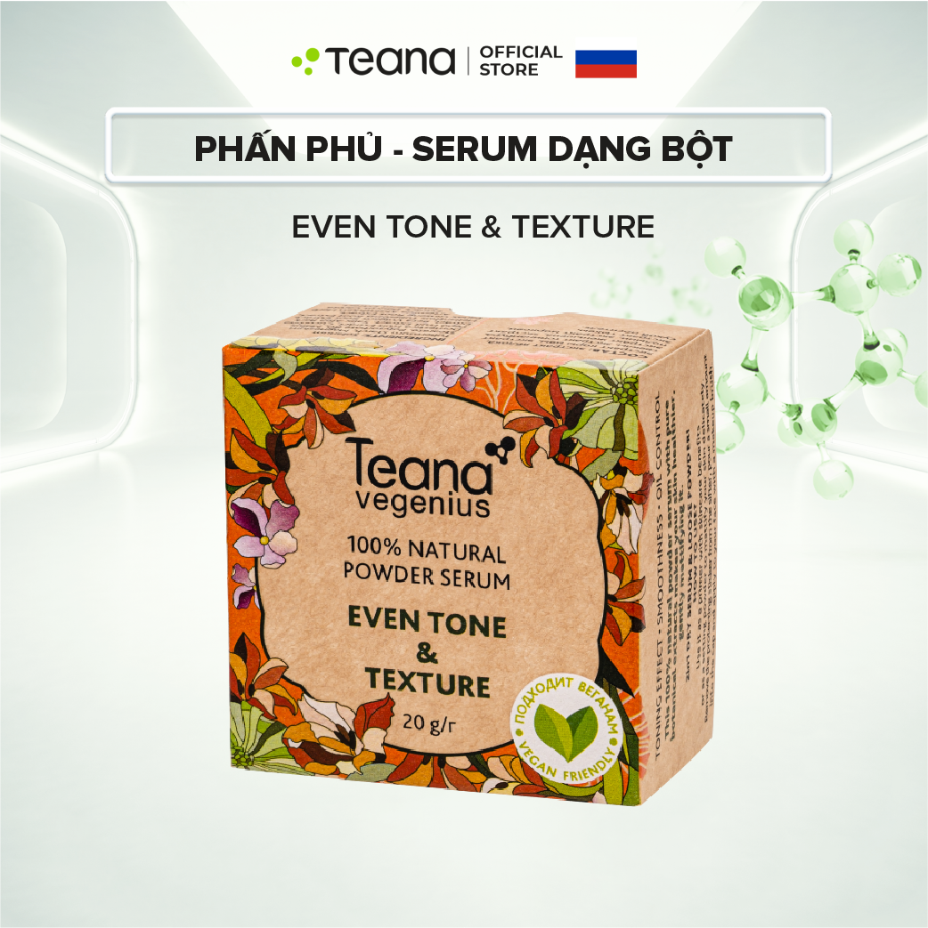 Phấn phủ - serum dạng bột Teana Natural Powder Even Tone & Texture