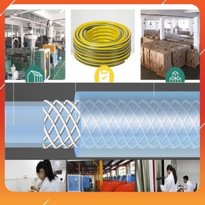 Bộ dây vòi xịt nước rửa xe,tưới cây tăng áp 3 lần 15M 206317