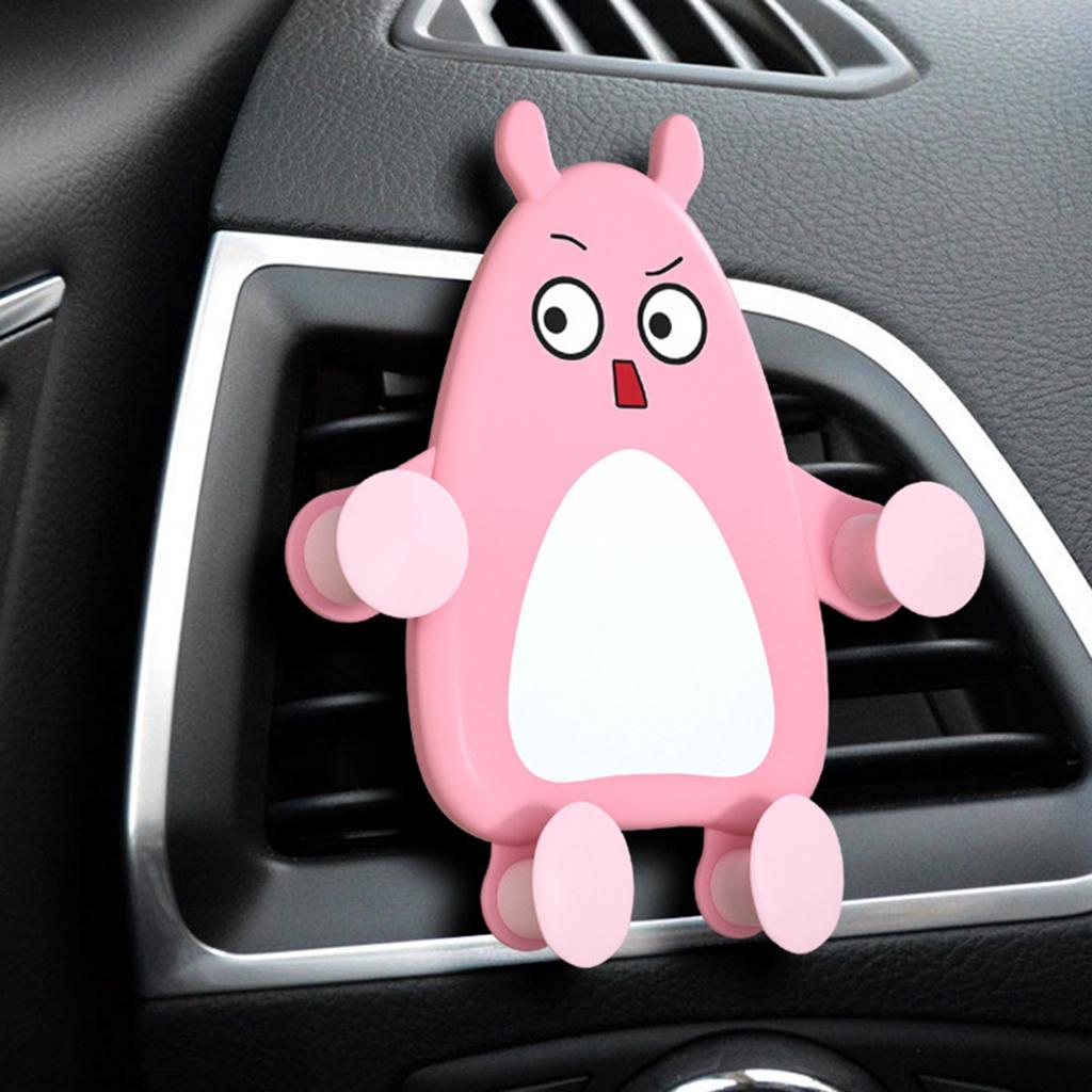 【ky】Phone Holder Detachable Anti-slip ABS Car Phone Support for 4.6-7.1inch Mobile Phones