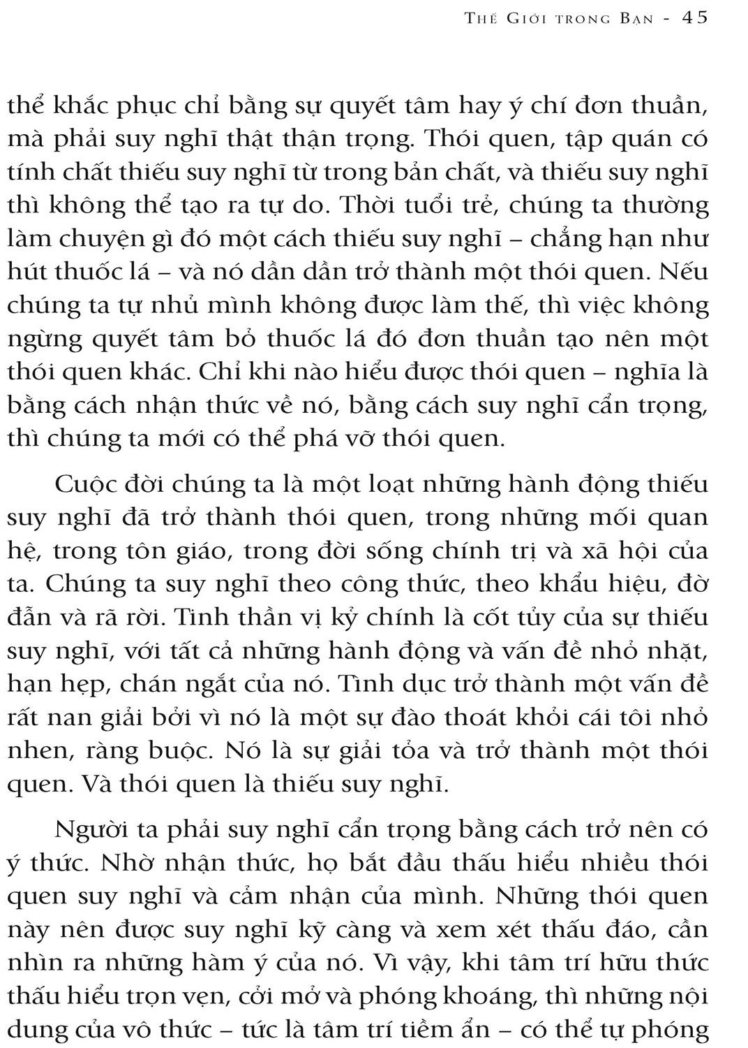 Thế Giới Trong Bạn - The World Within