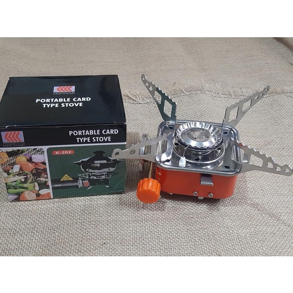 Bếp ga mini gấp gọn sử dụng cho du lịch dã ngoại phượt cắm trại