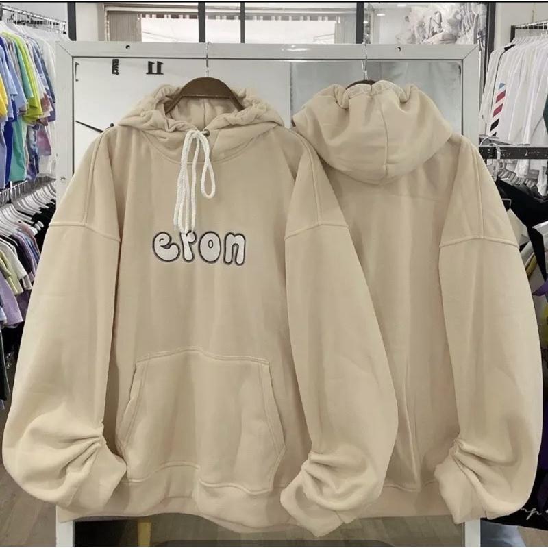 Áo khoác hoodie from rộng unisex, Áo khoác nỉ ngoại chống nắng