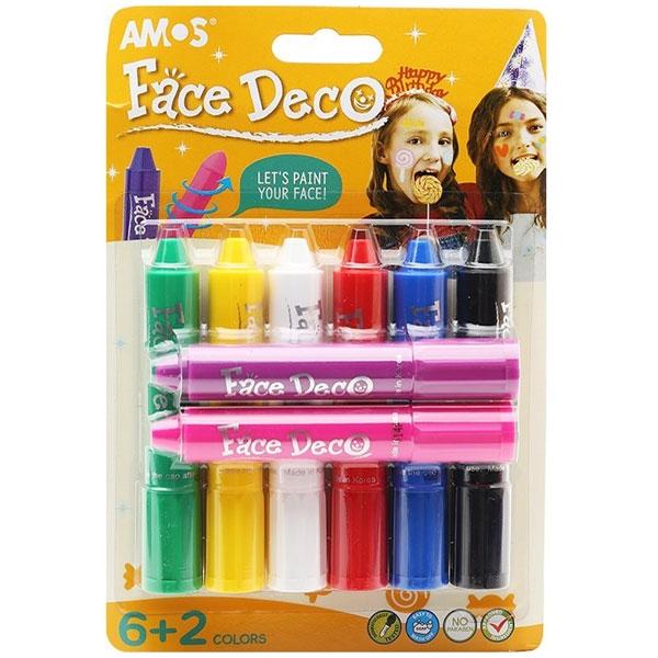 Bộ Vẽ Mặt Nạ Amos Face Deco FD5B8