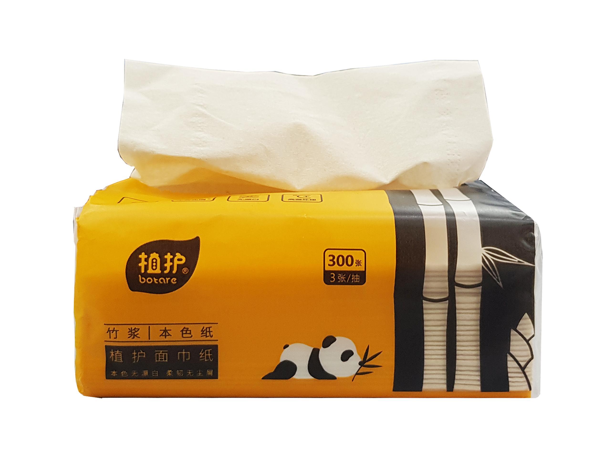 Thùng 30 Gói Giấy Ăn Gấu Trúc Panda Gói 300 Tờ Siêu Dai Hàng Đẹp Hai Cây Tre - Tặng 6 Gói Xả Thái Dây Loại 12 Gói Màu Ngẫu Nhiên - Hàng Loại 1