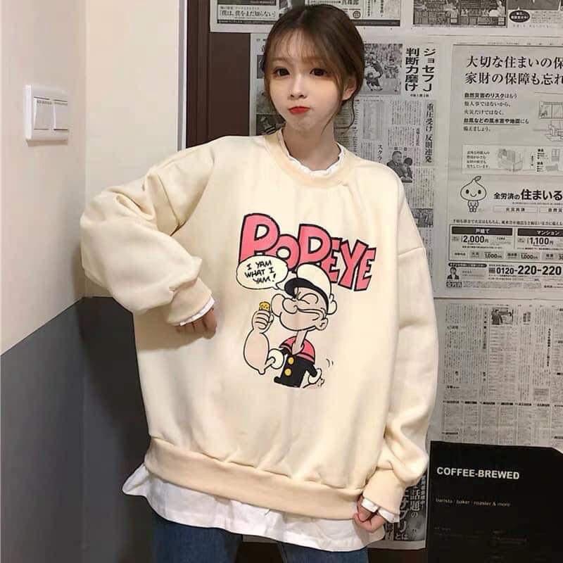 ÁO SWEATER NỮ VẢI NỈ BÔNG SIZE TỪ 35-70KG