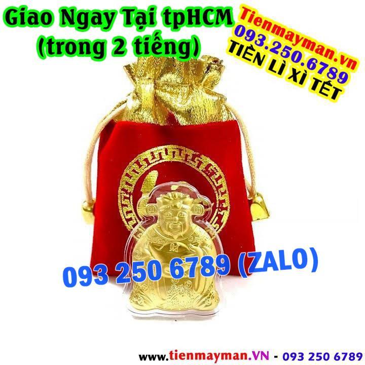 Ông Thần Tài Mạ Vàng Kèm Túi Gấm Phúc Lộc, Làm Quà Tặng Cực Vip Ngày Vía Thần Tài Mùng 10