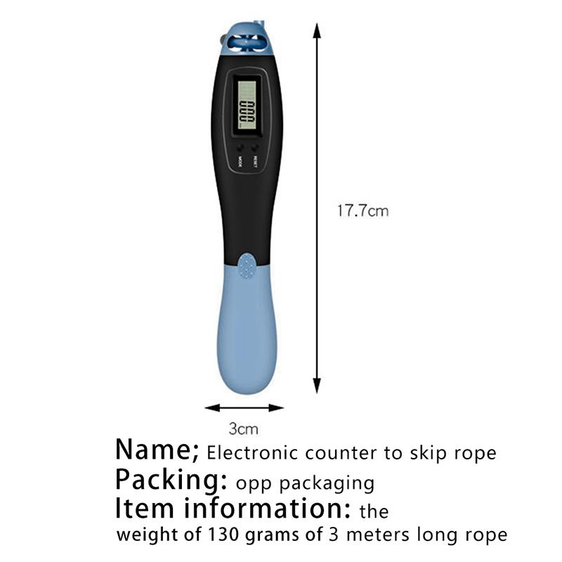 Không Dây Điện Tử Dây Nhảy Tập Gym Thể Hình Không Dây Bỏ Qua Thông Minh Nhảy Dây Có Màn Hình Tốc Độ Đếm Bỏ Qua Phản Mới