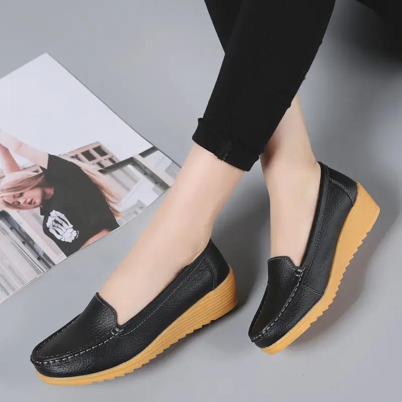 Phong cách mới nhất giày nữ cỡ lớn ins giày hợp thời trang giảm giá mới nhất giày vải thoáng khí ngoài trời