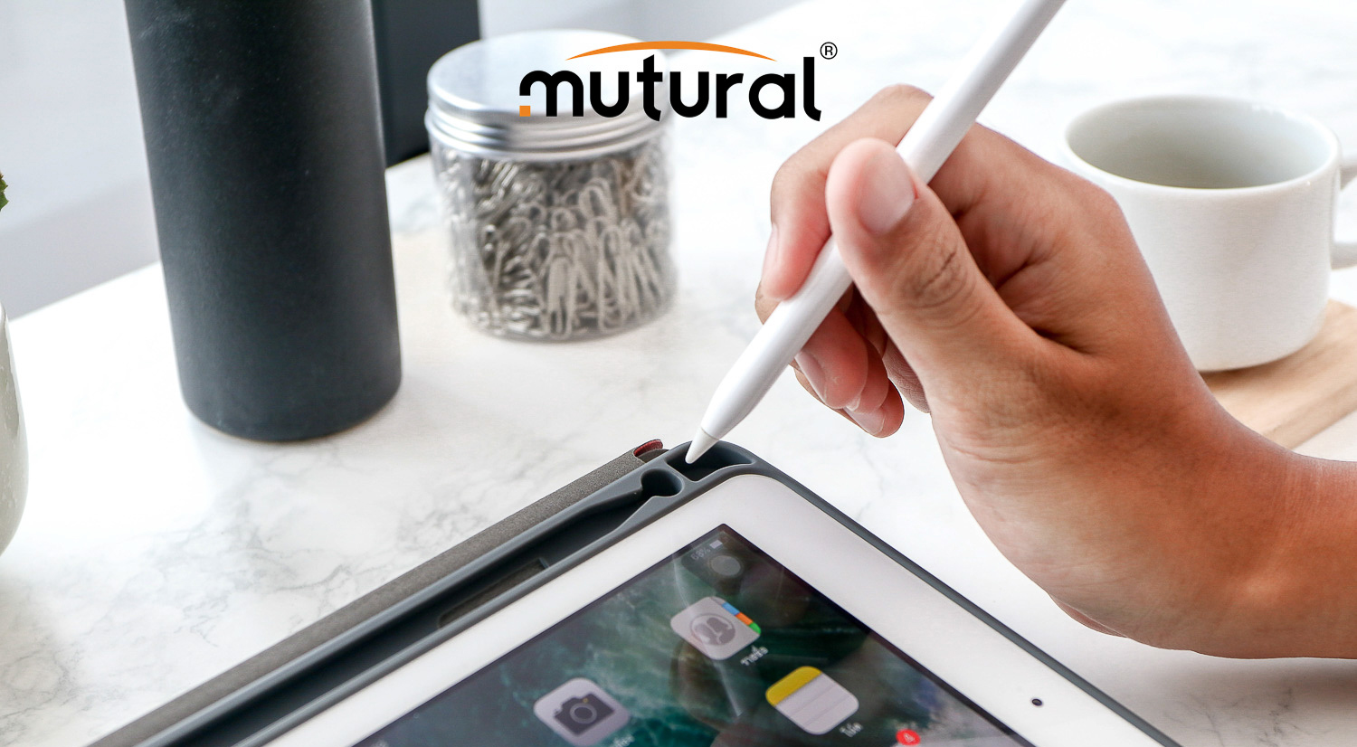 Bao da iPad pro 11 inch 2018 hiệu Mutural _ Xanh_ Hàng nhập khẩu