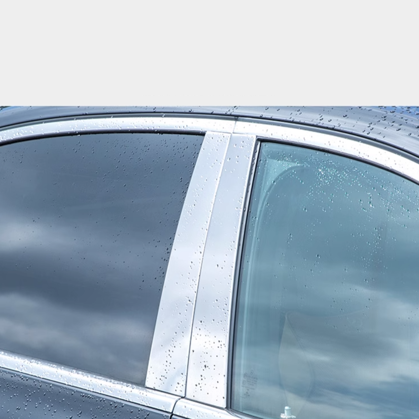 HÀNG NHẬP KHẨU - Bộ 6 thanh nẹp cột B và C cánh cửa xe ô tô Mercedes E200 và E300