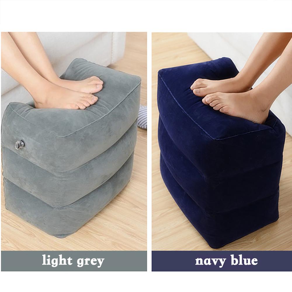 Bơm Hơi Du Lịch Chân Gối, Phụ Kiện Máy Bay Xe Tàu Hỏa Văn Phòng, Có Thể Điều Chỉnh Chiều Cao Chân Gối, giường Cho Bé, Chuyến Bay Dài Dụng Cụ
