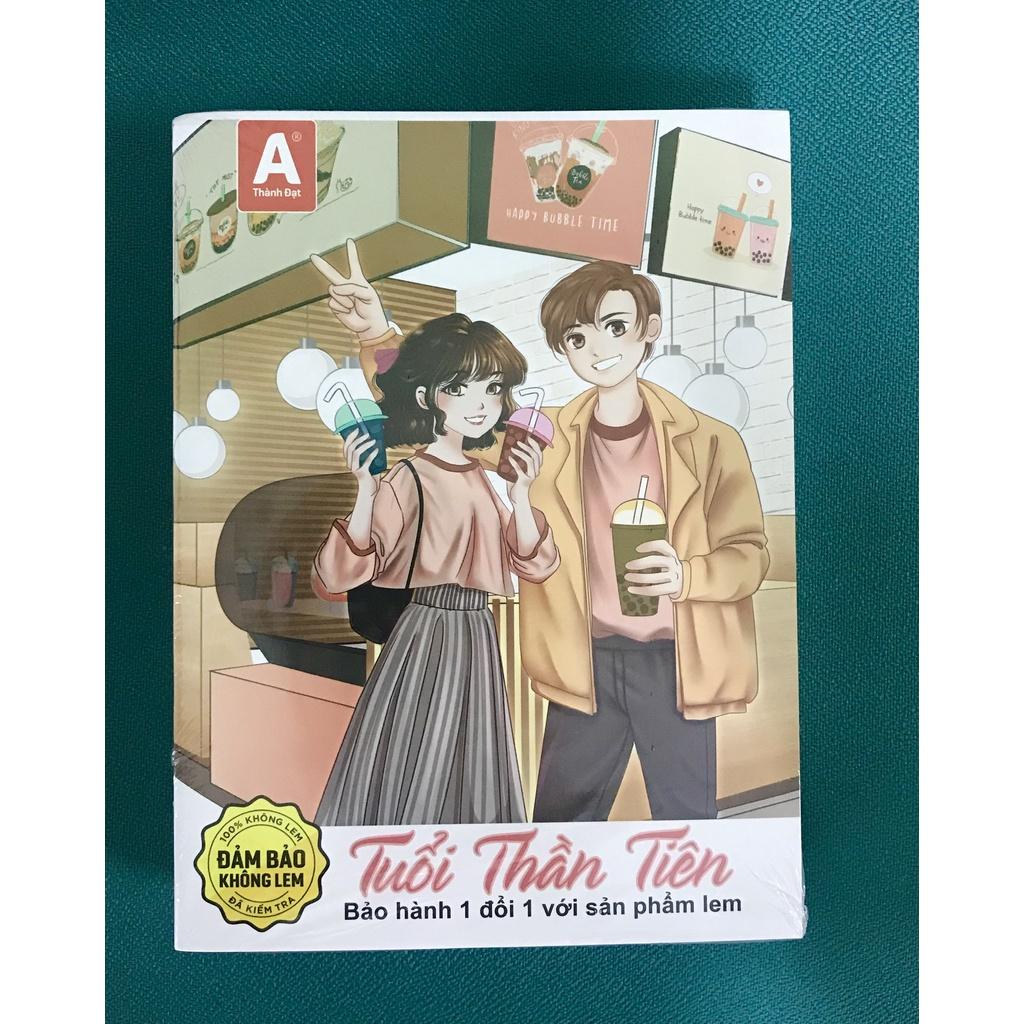 Tập Học Sinh 200 Trang Cao Cấp THÀNH ĐẠT A 4-5 Ô Ly Định Lượng 70&80 gms