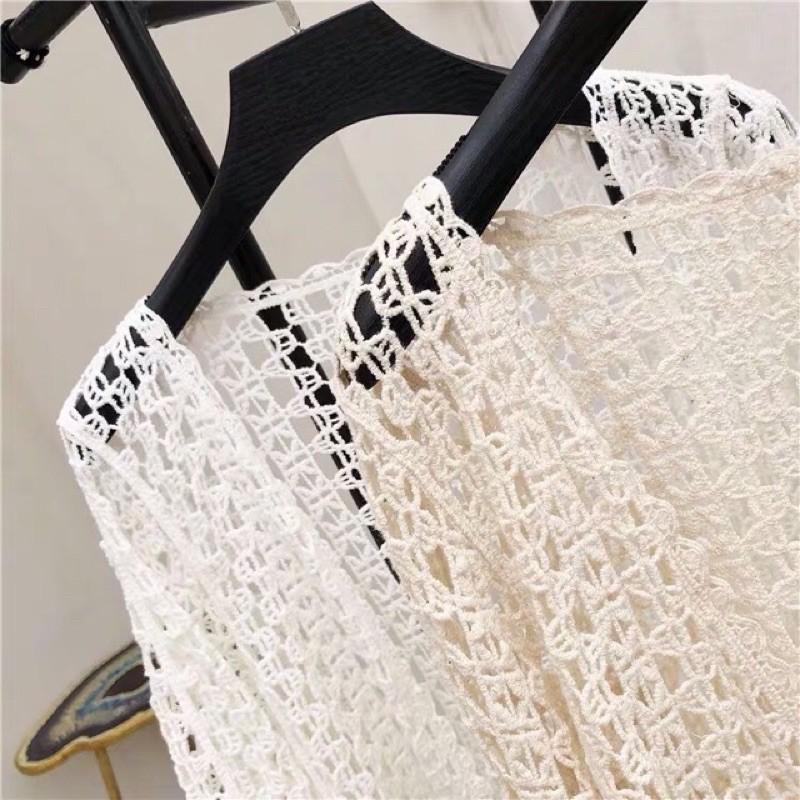 Áo khoác ren lưới đi biển siêu đẹp