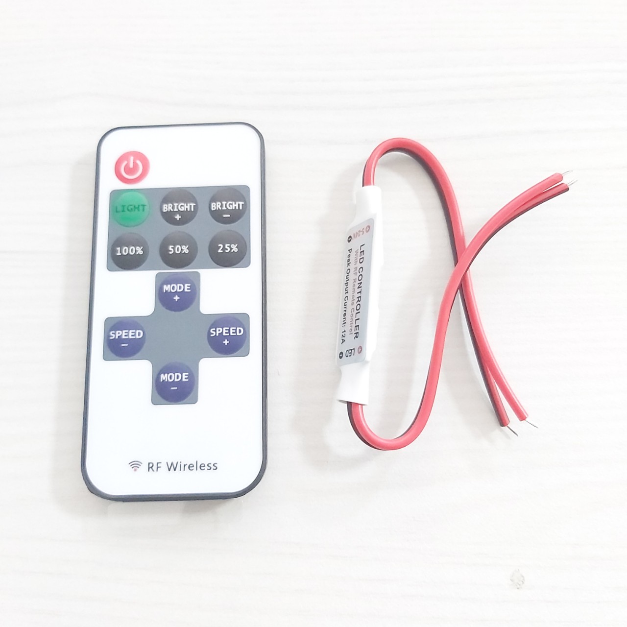 BỘ DIMMER ĐIỀU KHIỂN ĐÈN LED DÂY 5-24V CÓ REMOTE