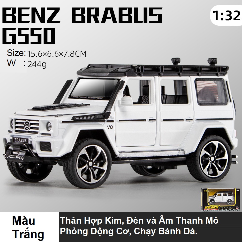 Xe Mô Hình Hợp Kim Mercdes G550 _Tỉ Lệ 1:32