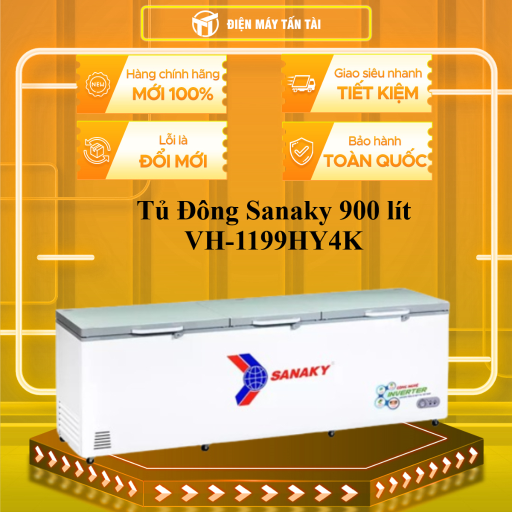 Tủ đông Sanaky VH-1199HY4K HÀNG CHÍNH HÃNG - GIAO HỒ CHÍ MINH