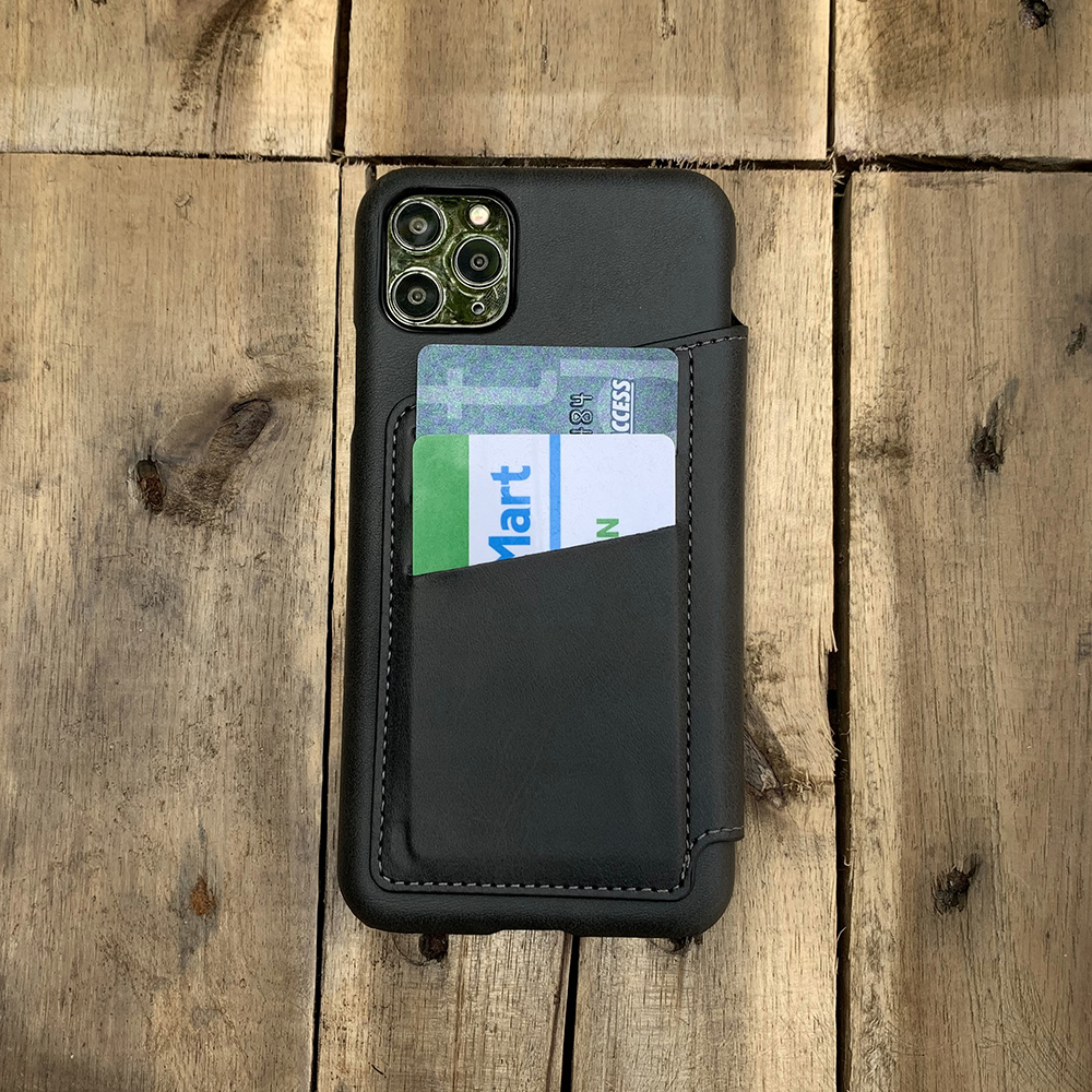 Bao da kiêm ví dành cho iPhone 11 Pro - Màu đen