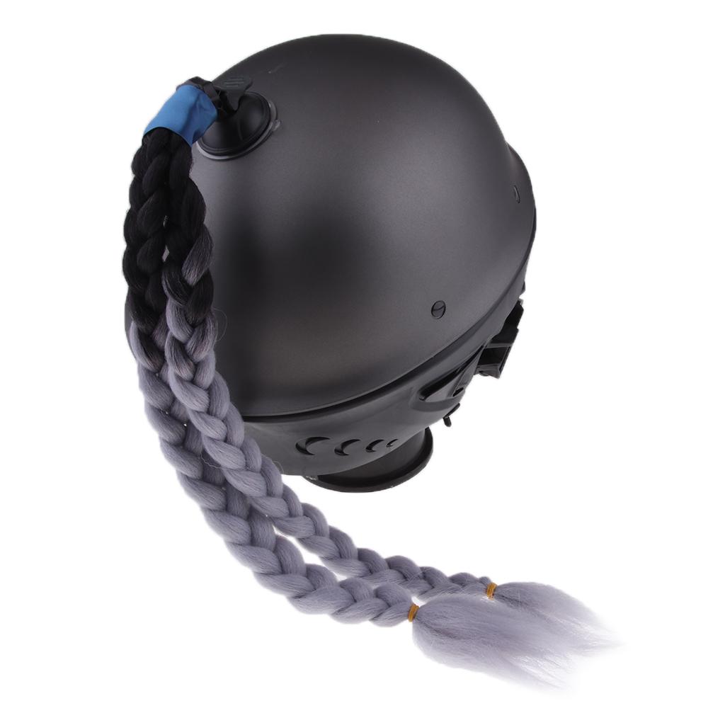 54cm/21'' Handmade Helmet Twist Braids Helmet Decorate Hair Helmet Wig