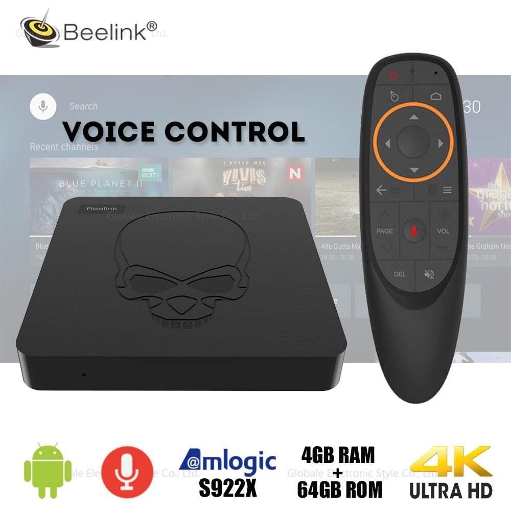 AndroidTV Box Beelink GT-King [Vua Box] S922x, 4GB DDR4, Rom 64GB, ATV9 Việt Hoá - Hàng Nhập Khẩu