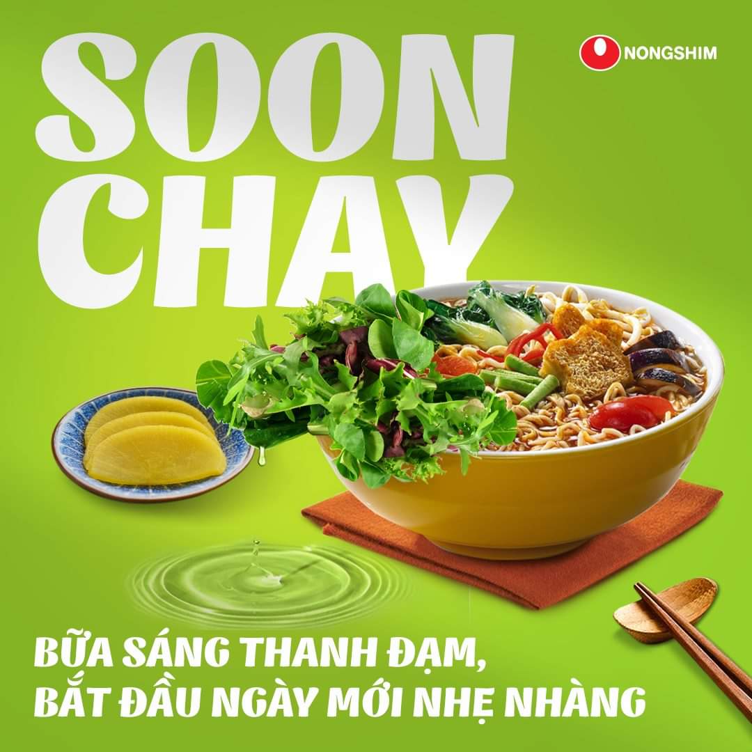 (COMBO 5 GÓI) MÌ CHAY SOON VEGGIE RAMYUN 112G