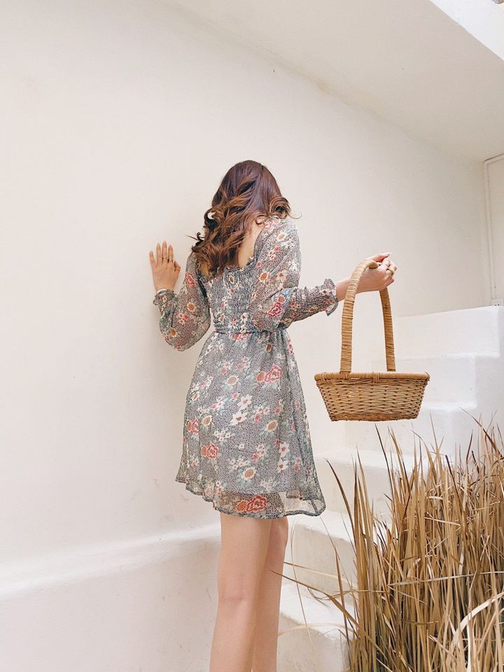 Đầm chun hoa Fenne Garden Dress Gem Clothing SP060445
