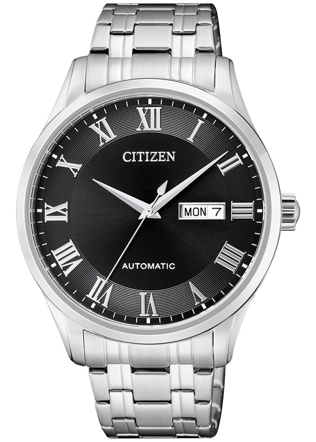 Đồng Hồ Nam Citizen Dây Thép Không Gỉ NH8360-80E - Mặt Đen