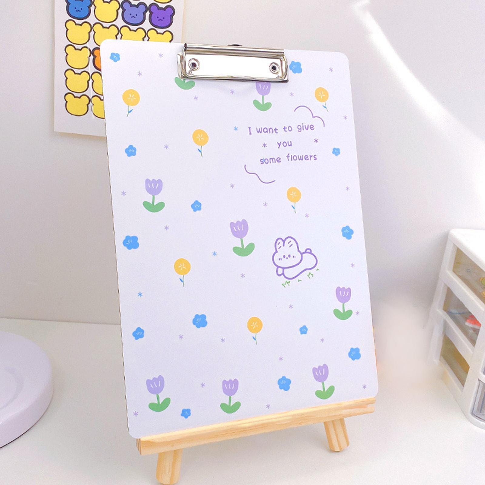 2PCS Cute Clipboard Fastener File Folders Gifts Creative for