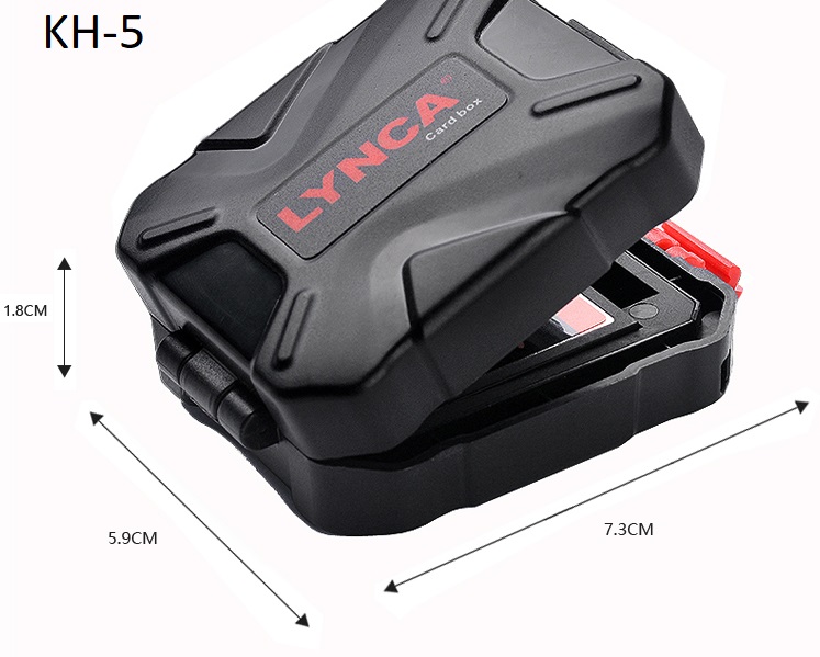 HỘP ĐỰNG THẺ NHỚ LYNCA KH-5, CHỨA 2CF, 3SD, 2MICRO, 2XQD