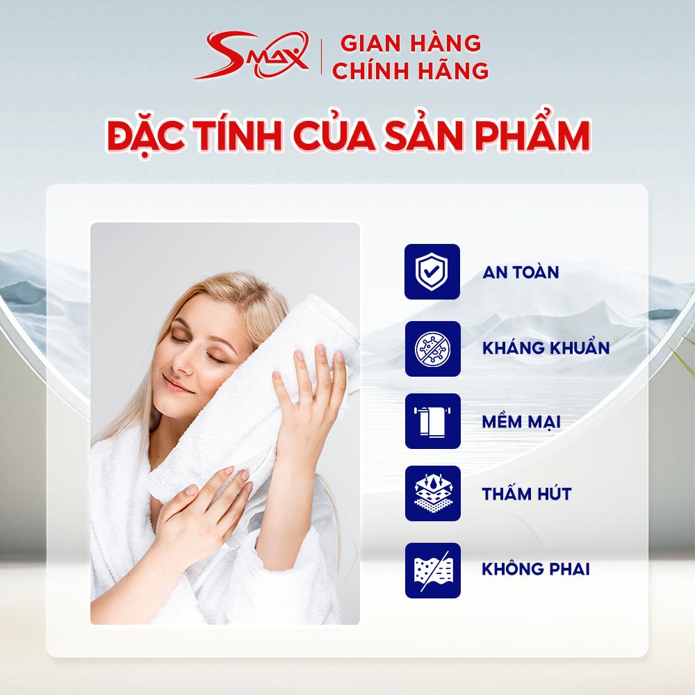 Combo 3 Khăn: Khăn Tắm 60cmx120cm-Khăn Gội 50x100cm-Khăn Mặt 30x50cm Cotton Chất Liệu Cao Cấp, Thấm Hút Tốt